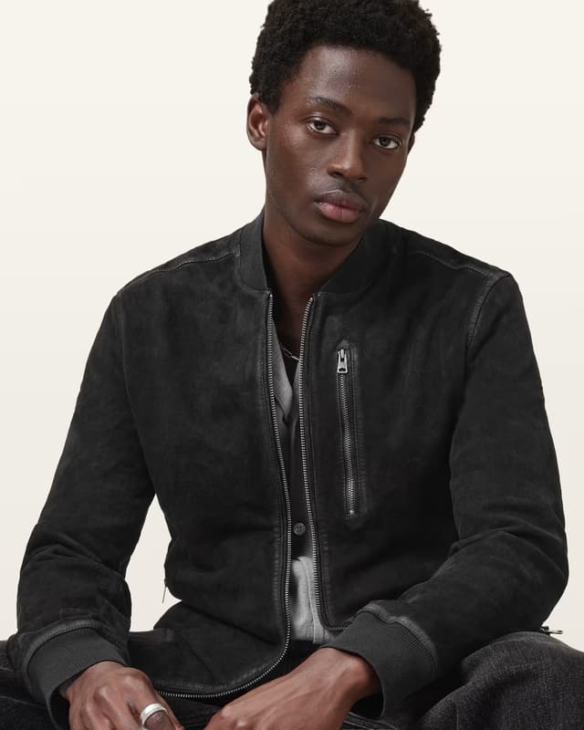 Kemble Suede Bomber Jacket